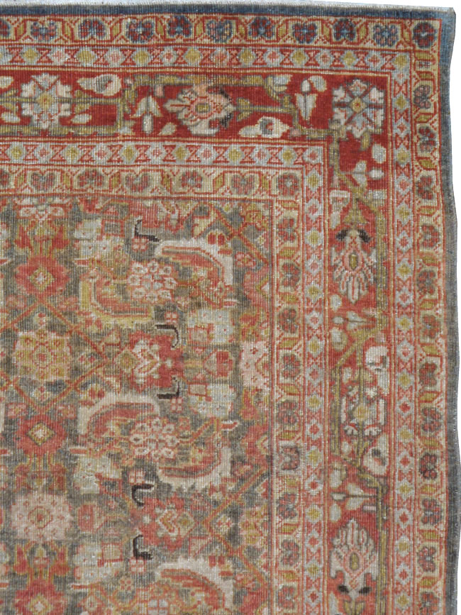 Antique Persian Mahal Rug, No.22392 - Gsblank