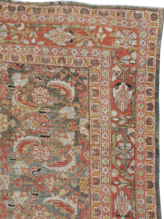 Antique Persian Mahal Rug, No.22392 - Gsblank