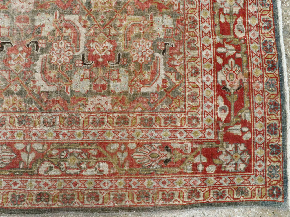 Antique Persian Mahal Rug, No.22392 - Gsblank