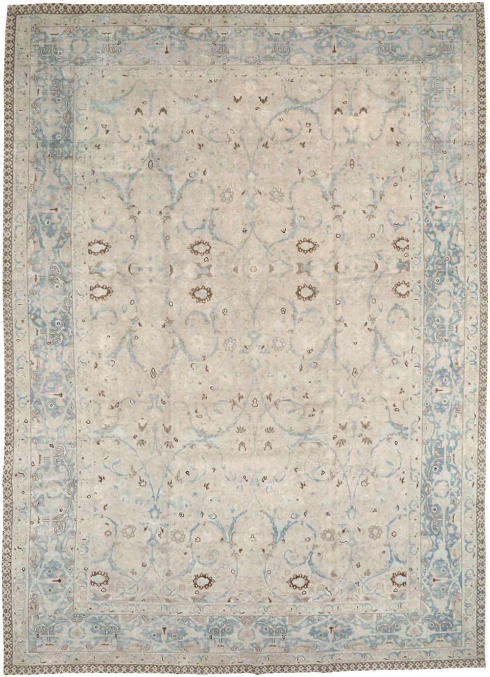 Antique Persian Tabriz Carpet, No.22407 - Gsblank