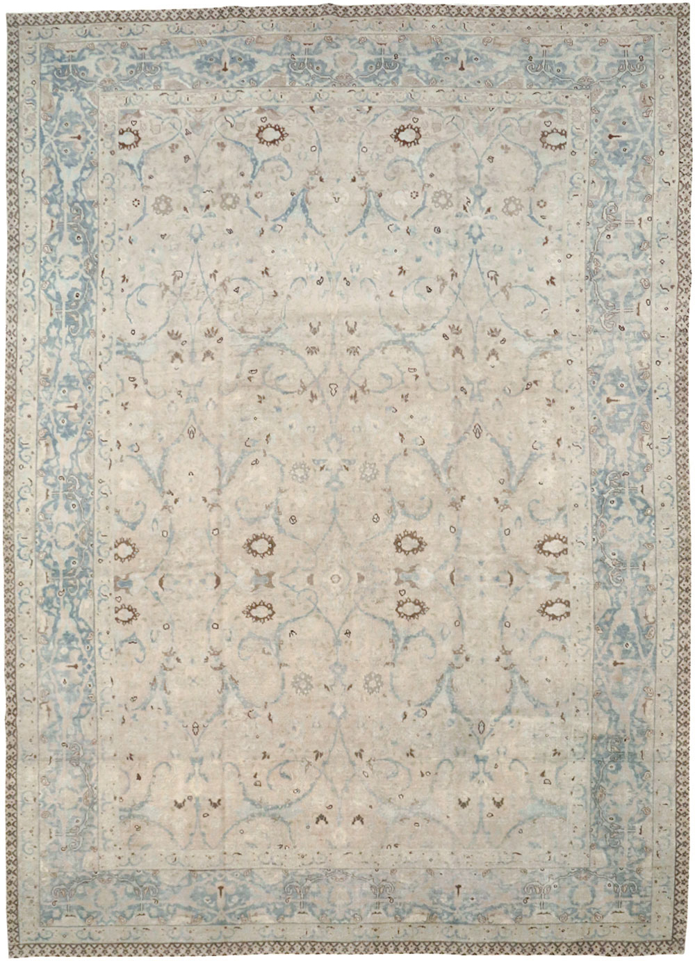Antique Persian Tabriz Carpet, No.22407 - Gsblank