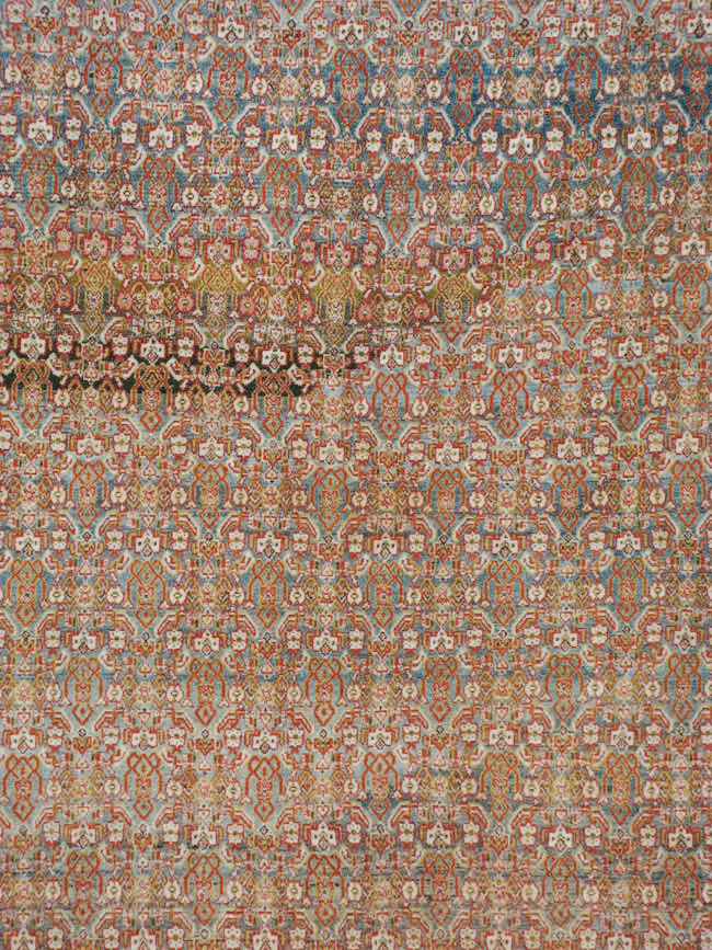 Antique Persian Senneh Carpet, No.22410 - Gsblank