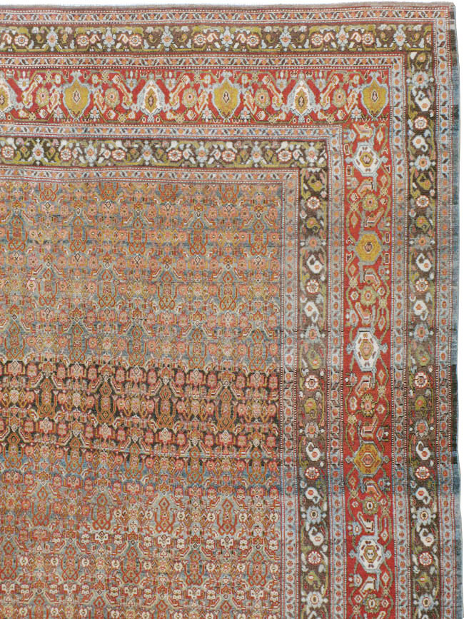 Antique Persian Senneh Carpet, No.22410 - Gsblank
