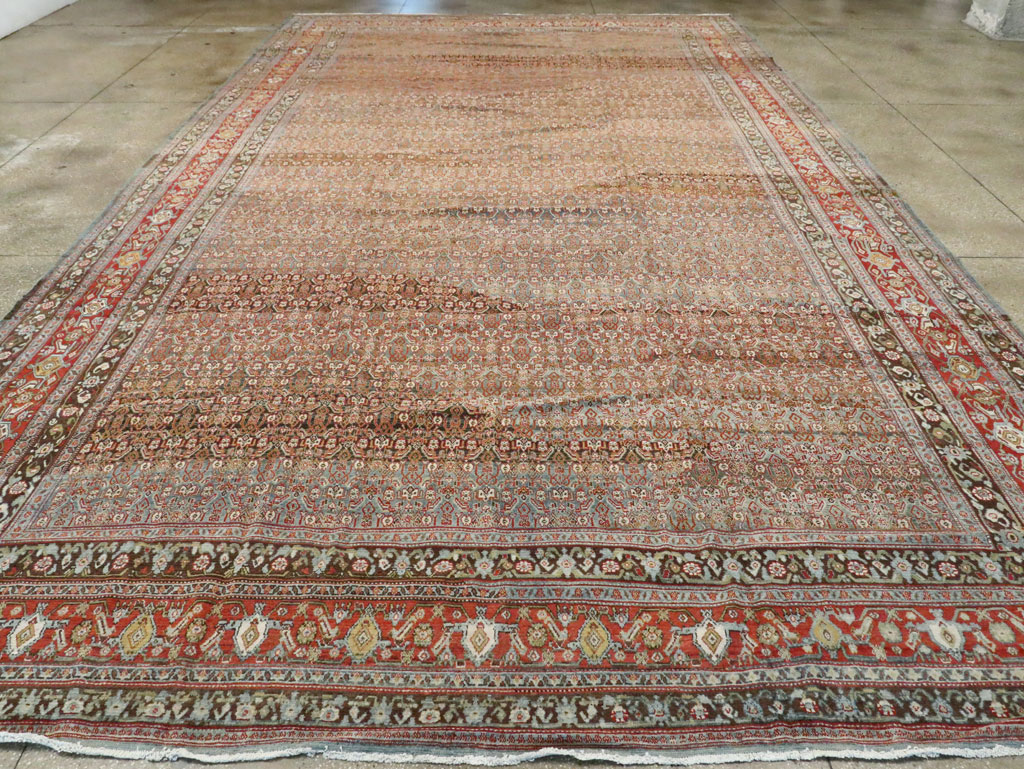 Antique Persian Senneh Carpet, No.22410 - Gsblank