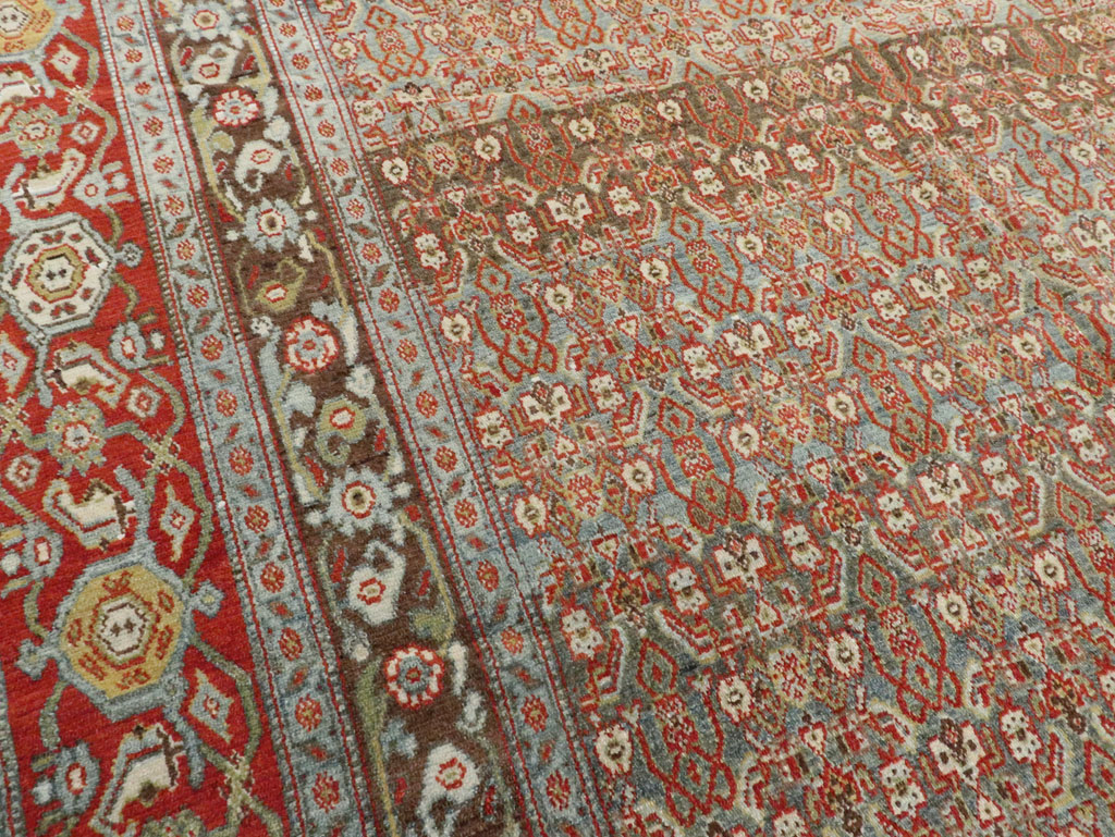 Antique Persian Senneh Carpet, No.22410 - Gsblank