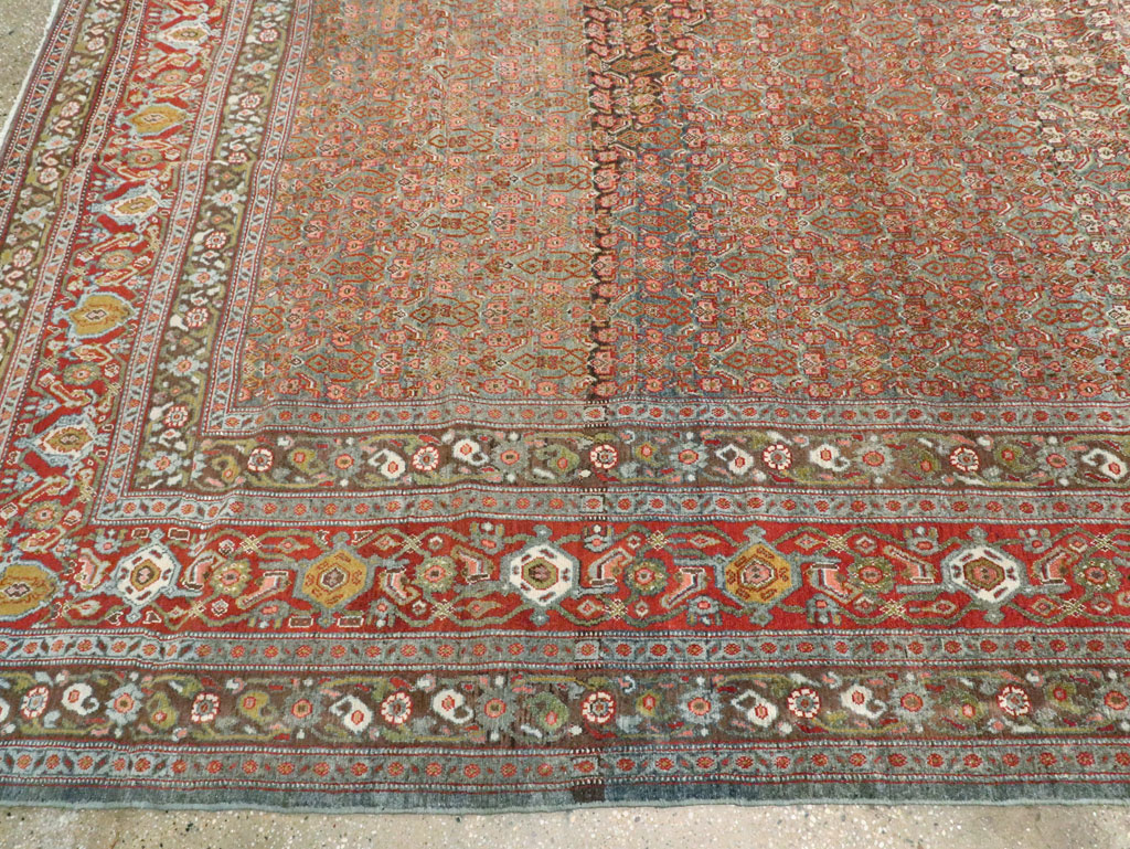 Antique Persian Senneh Carpet, No.22410 - Gsblank