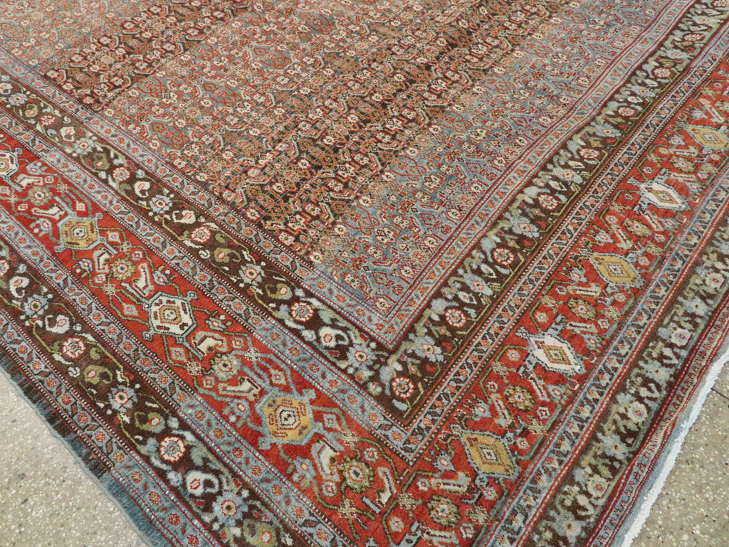 Antique Persian Senneh Carpet, No.22410 - Gsblank