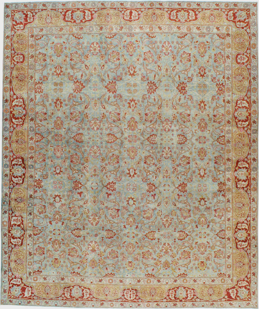 Antique Persian Tabriz Carpet, No.22416 - Gsblank