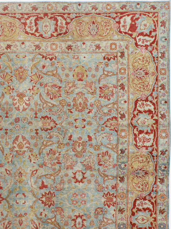 Antique Persian Tabriz Carpet, No.22416 - Gsblank