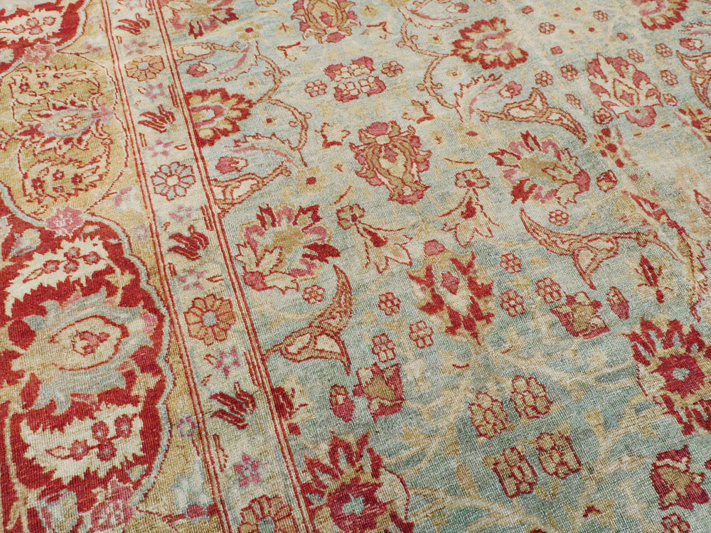 Antique Persian Tabriz Carpet, No.22416 - Gsblank