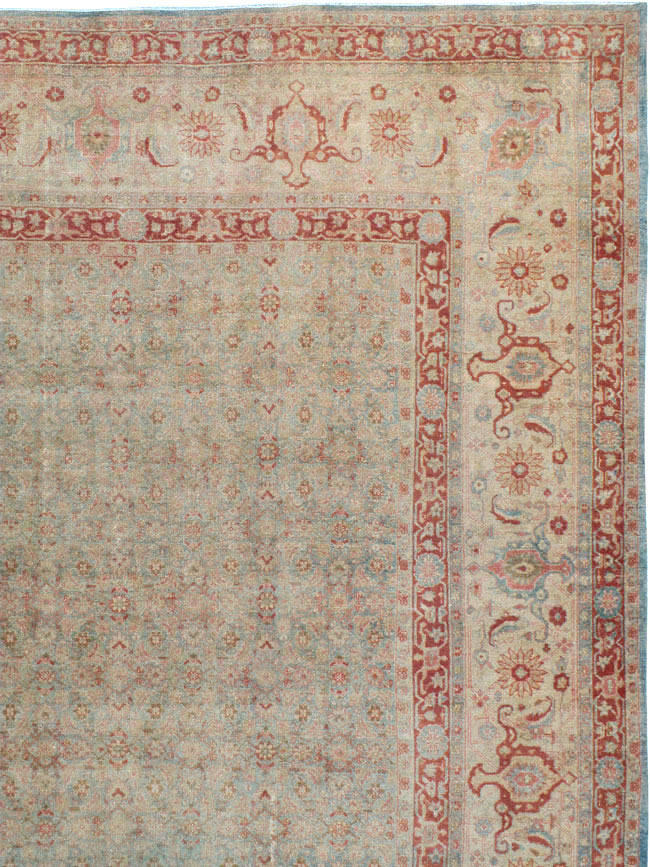 Antique Persian Tabriz Carpet, No.22419 - Gsblank