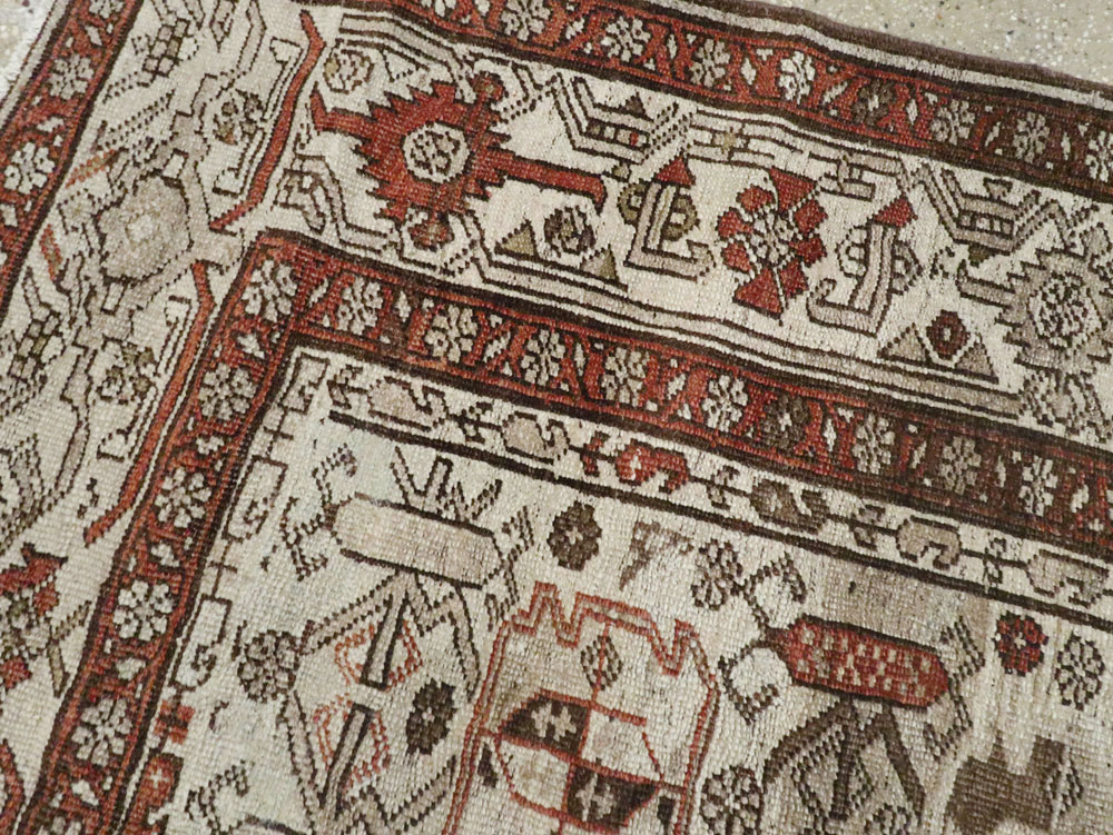 Antique Persian Kurd Bidjar Rug, No.22423 - Gsblank