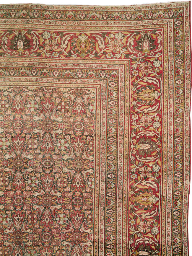 Antique Persian Khorassan Carpet, No.22424 - Gsblank