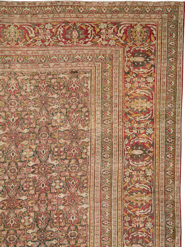 Antique Persian Khorassan Carpet, No.22424 - Gsblank