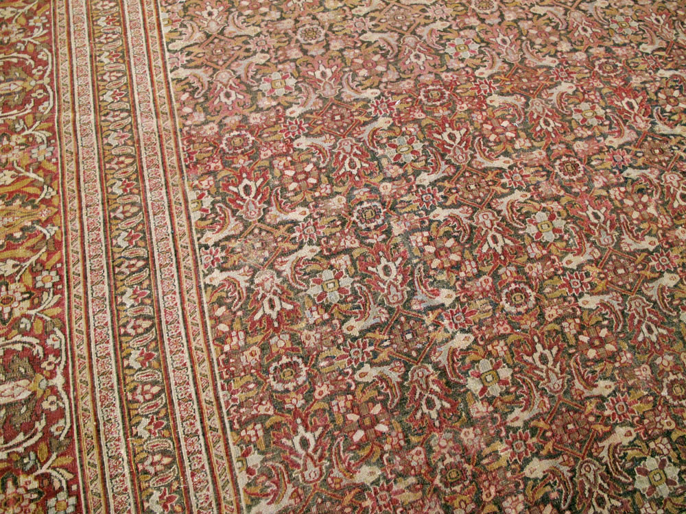 Antique Persian Khorassan Carpet, No.22424 - Gsblank