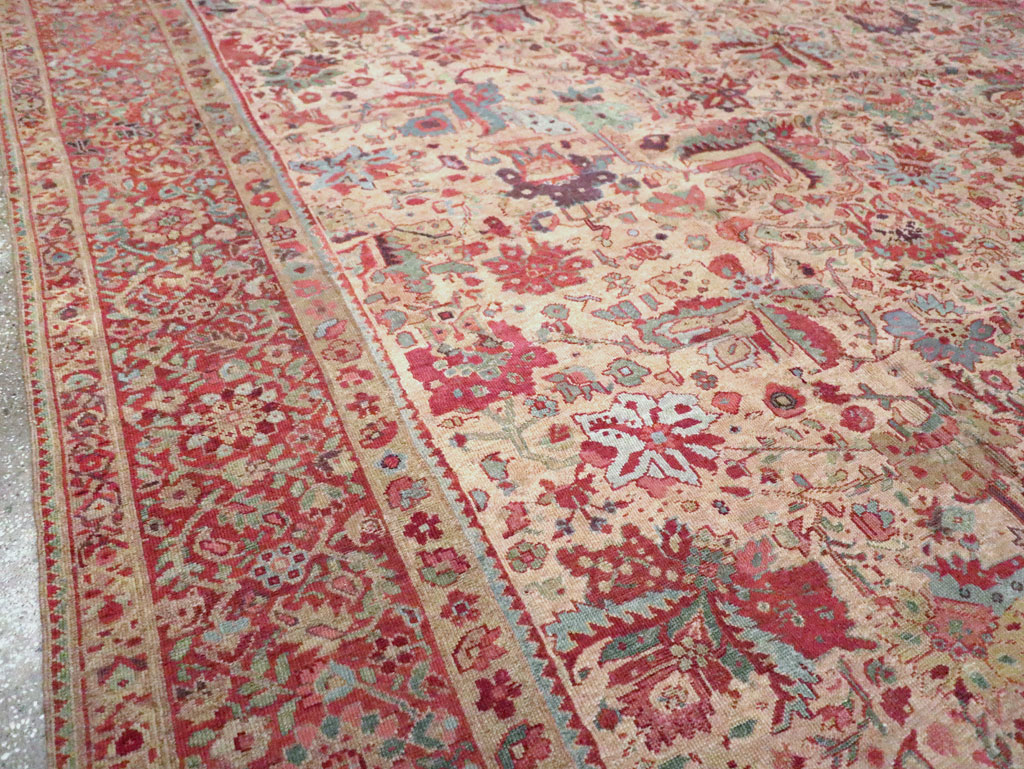 Antique Persia Mahal Carpet, No.22426 - Gsblank