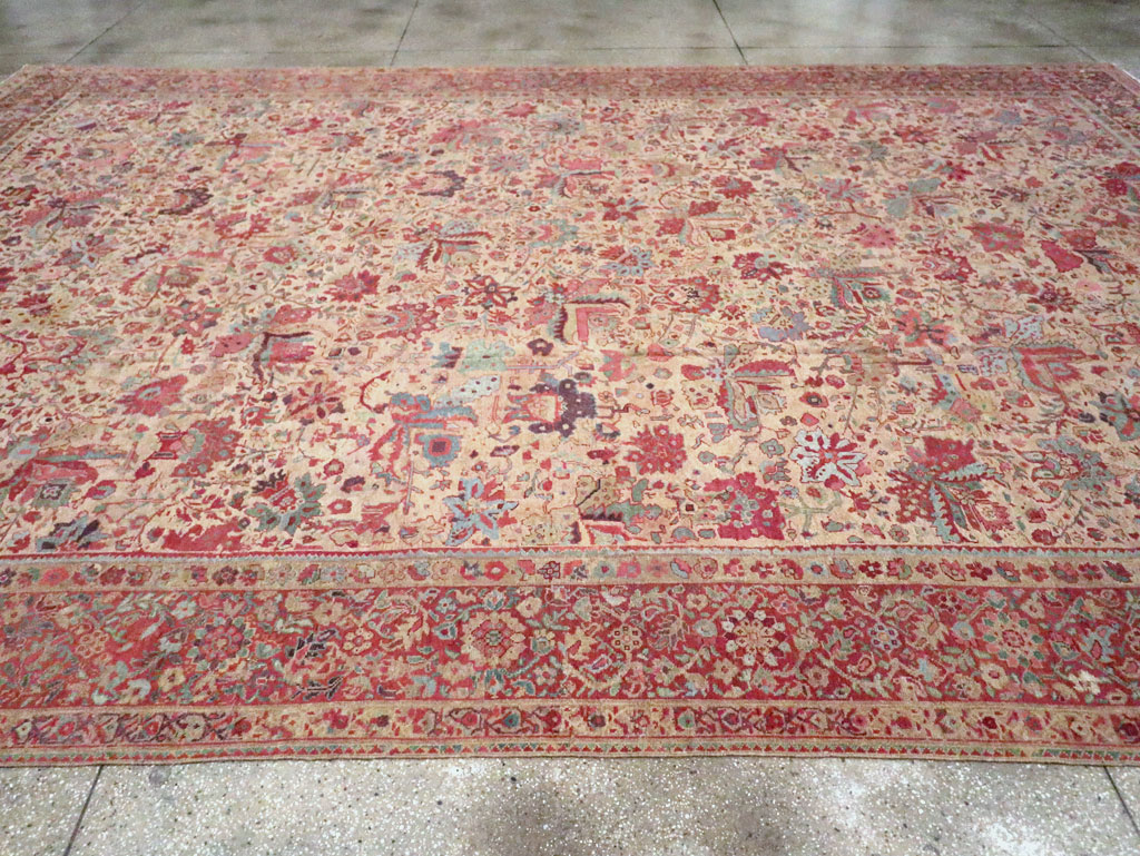 Antique Persia Mahal Carpet, No.22426 - Gsblank