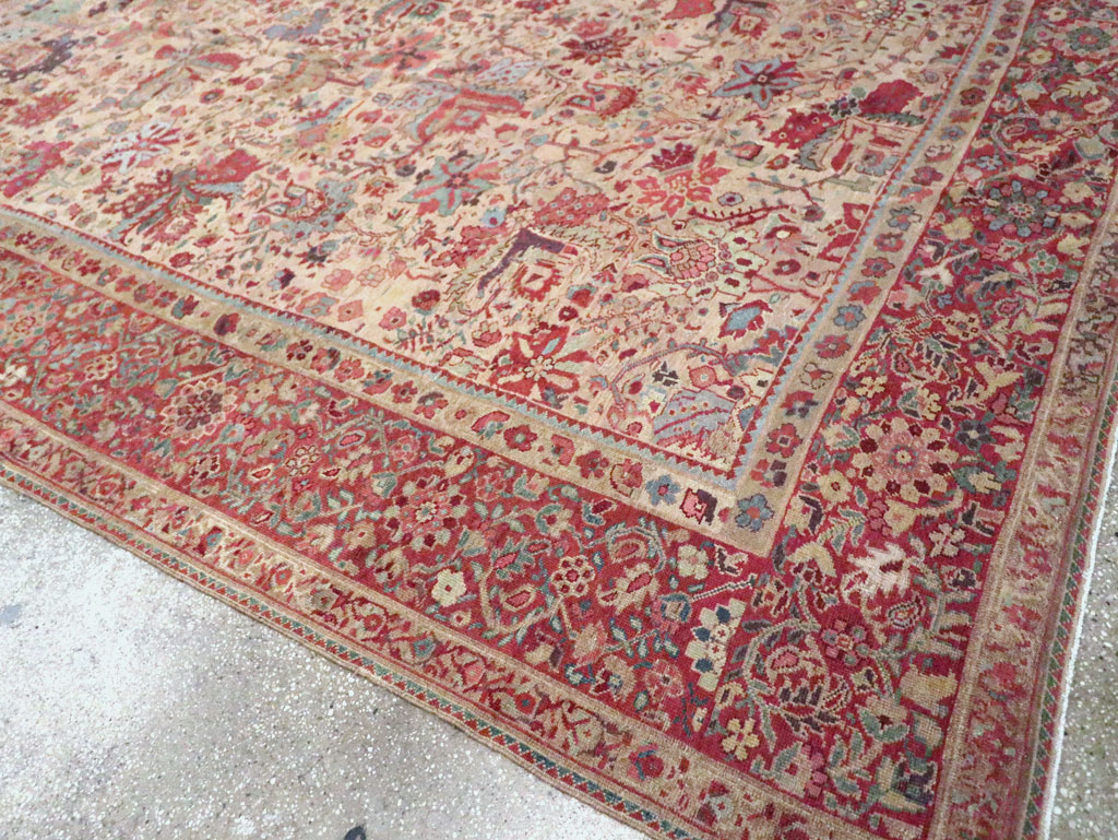 Antique Persia Mahal Carpet, No.22426 - Gsblank
