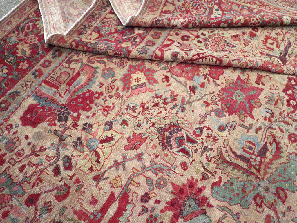 Antique Persia Mahal Carpet, No.22426 - Gsblank