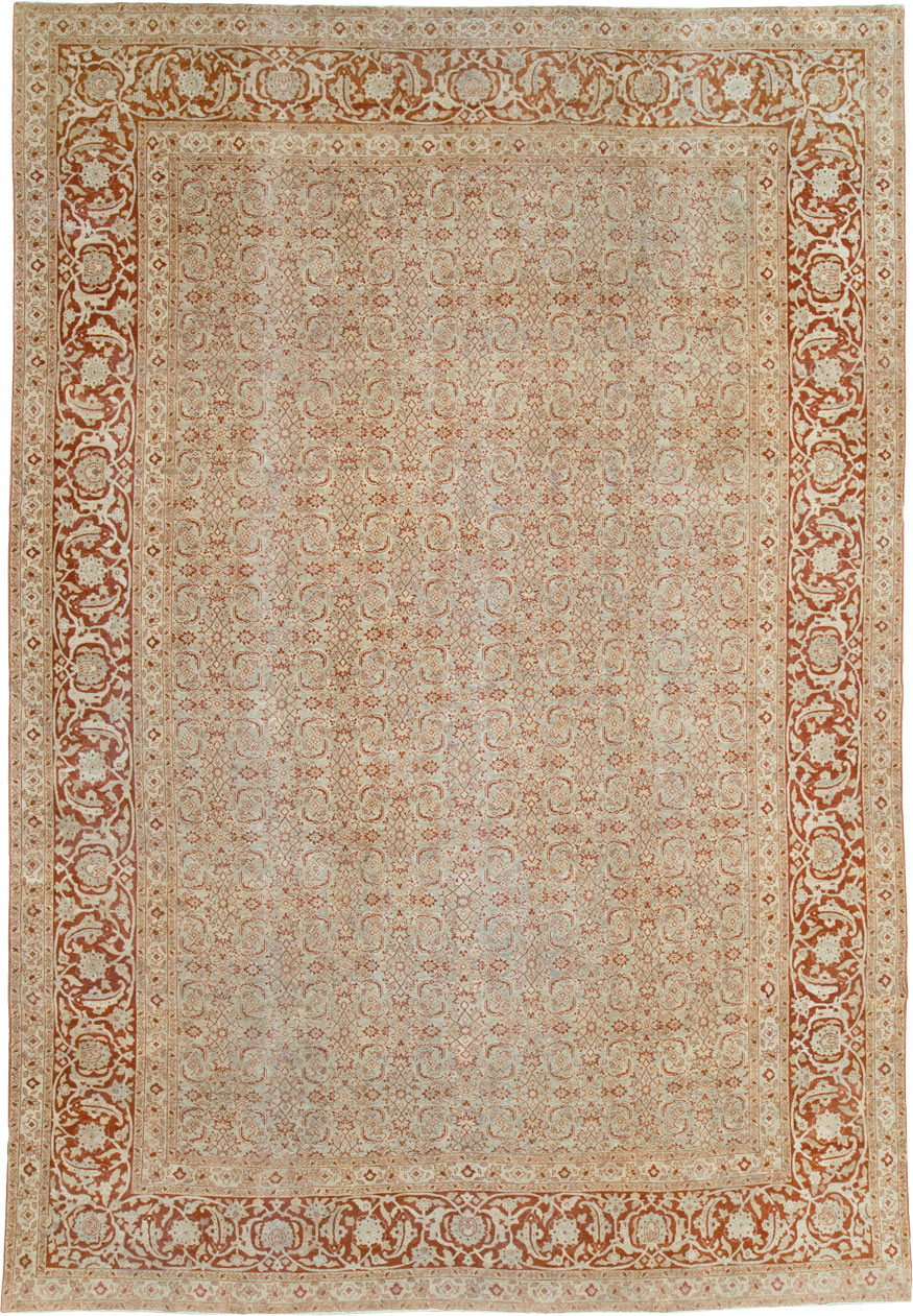 Antique Persian Tabriz Carpet, No.22429 - Gsblank