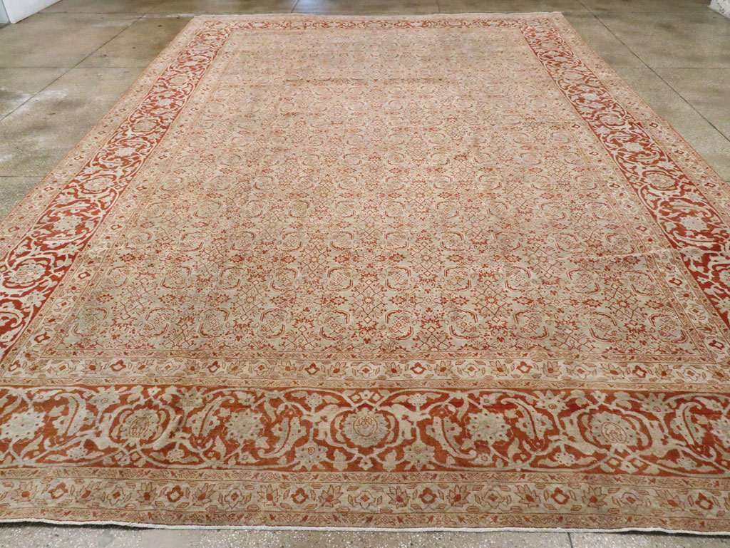 Antique Persian Tabriz Carpet, No.22429 - Gsblank