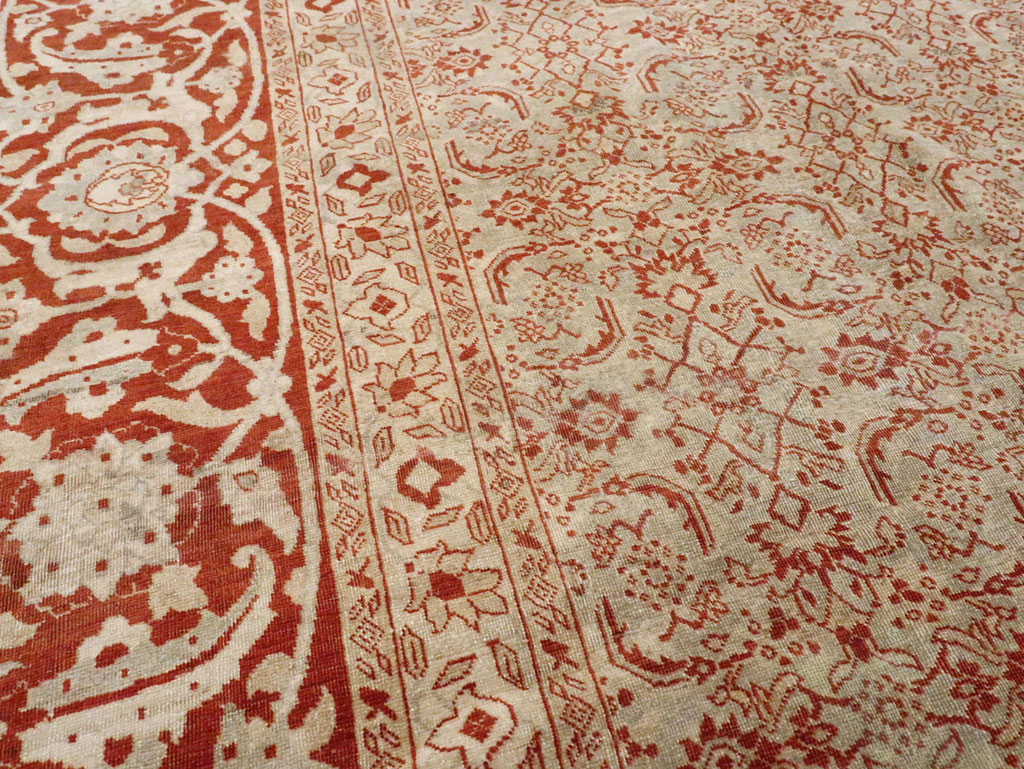 Antique Persian Tabriz Carpet, No.22429 - Gsblank