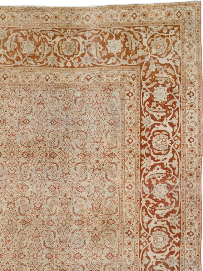 Antique Persian Tabriz Carpet, No.22429 - Gsblank