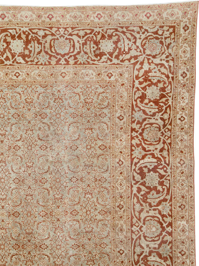 Antique Persian Tabriz Carpet, No.22429 - Gsblank