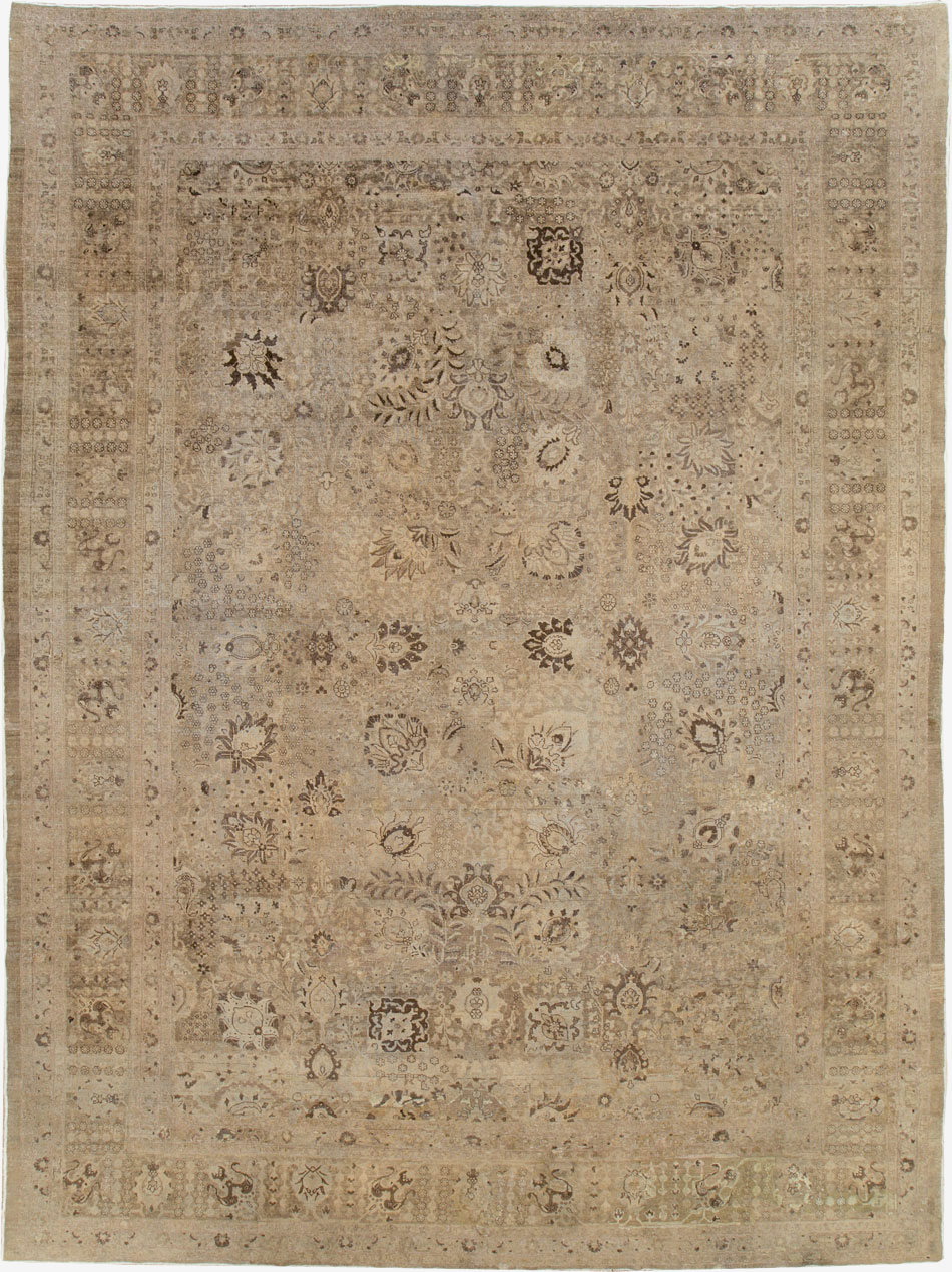 Antique Persian Tabriz Carpet, No.22431 - Gsblank