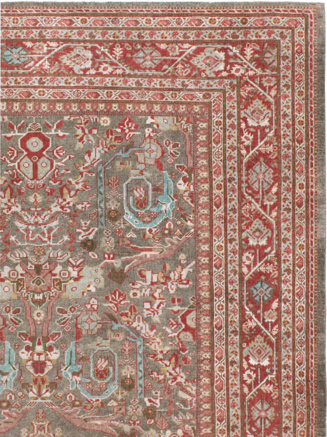 Antique Persian Mahal Carpet, No.22436 - Gsblank