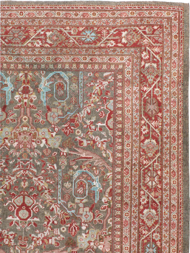 Antique Persian Mahal Carpet, No.22436 - Gsblank