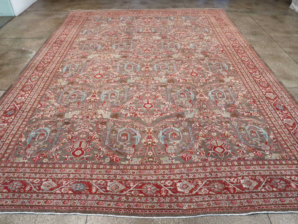 Antique Persian Mahal Carpet, No.22436 - Gsblank