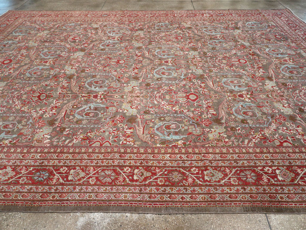 Antique Persian Mahal Carpet, No.22436 - Gsblank
