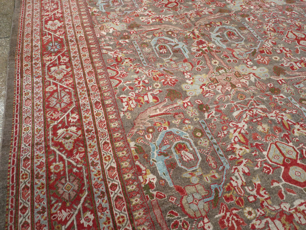 Antique Persian Mahal Carpet, No.22436 - Gsblank