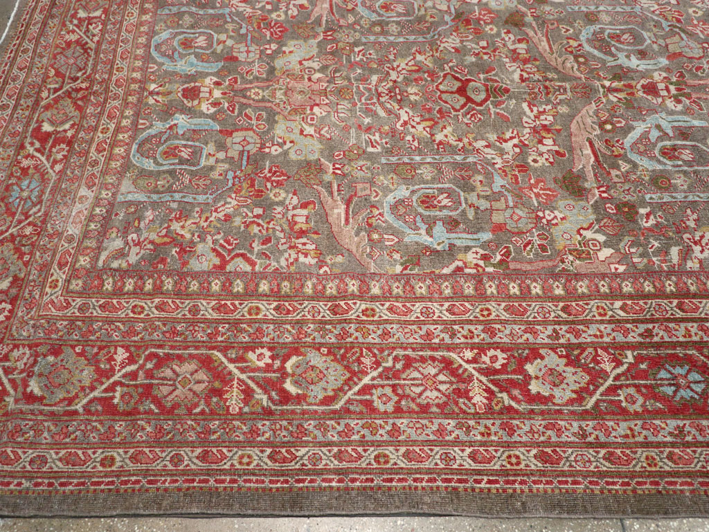 Antique Persian Mahal Carpet, No.22436 - Gsblank