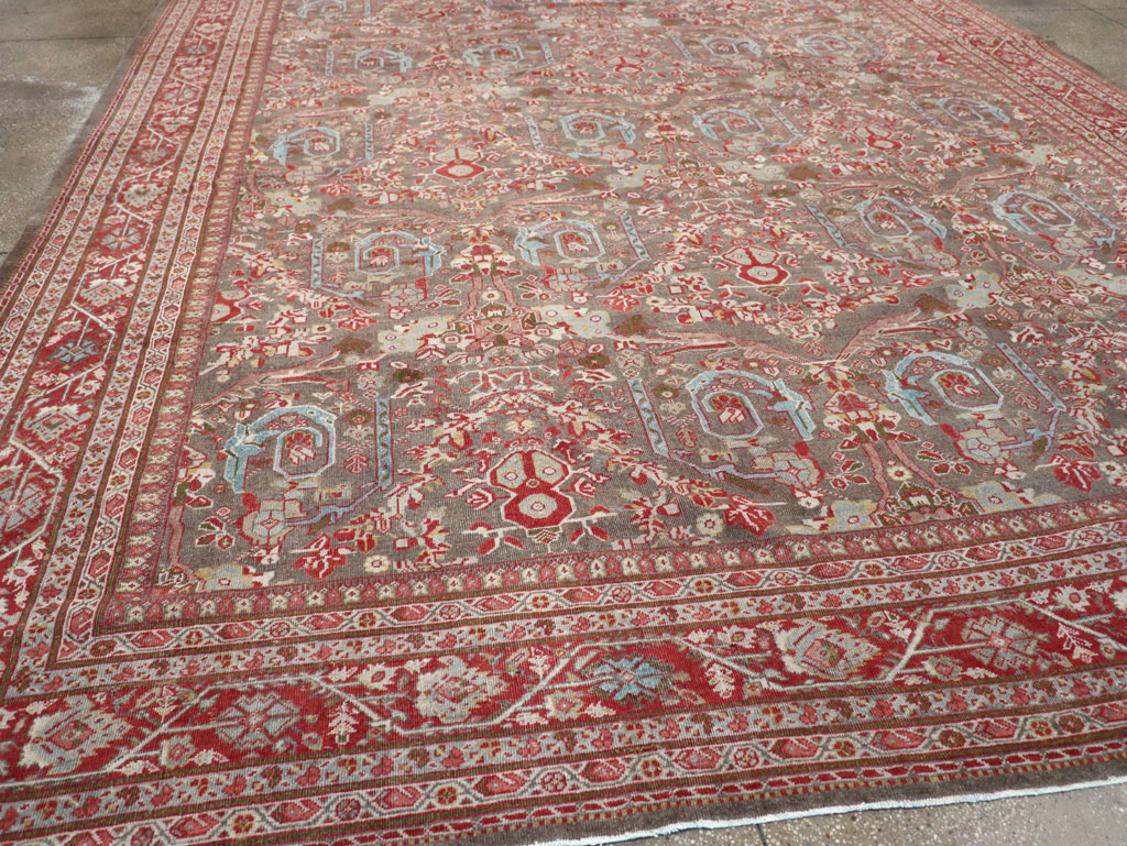 Antique Persian Mahal Carpet, No.22436 - Gsblank
