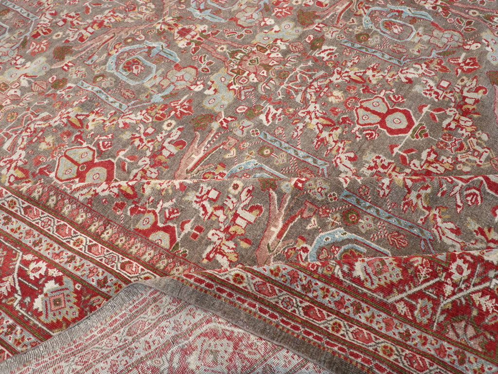 Antique Persian Mahal Carpet, No.22436 - Gsblank