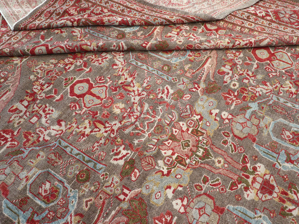 Antique Persian Mahal Carpet, No.22436 - Gsblank