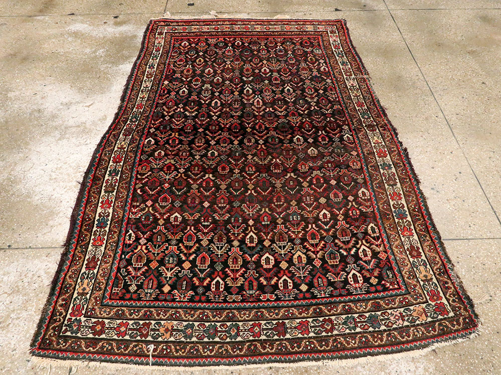 Antique Persian Kurdish Rug, No.22445 - Gsblank