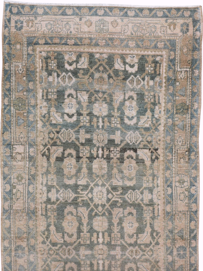 Vintage Persian Malayer Runner, No.22449 - Gsblank