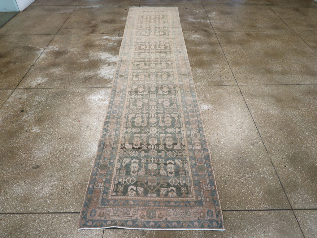 Vintage Persian Malayer Runner, No.22449 - Gsblank