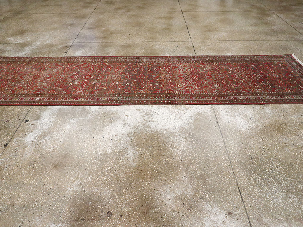 Vintage Persian Malayer Runner, No.22450 - Gsblank