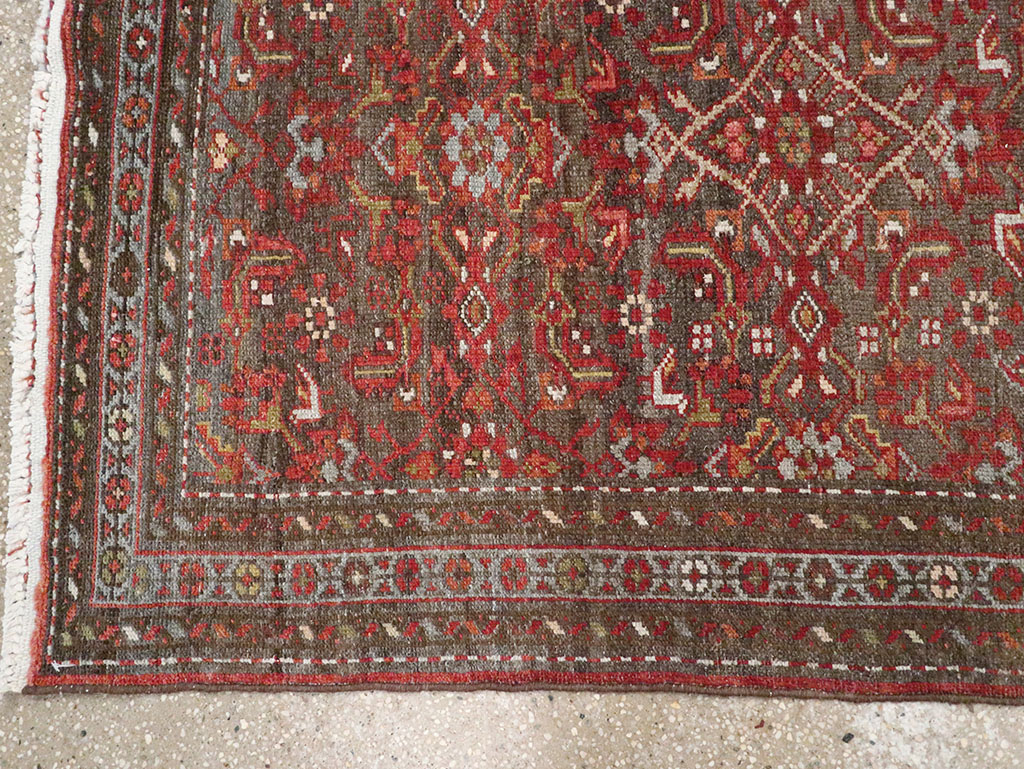 Vintage Persian Malayer Runner, No.22450 - Gsblank