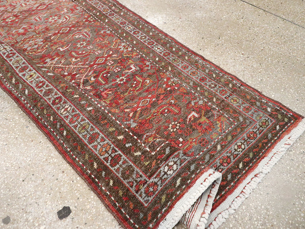 Vintage Persian Malayer Runner, No.22450 - Gsblank