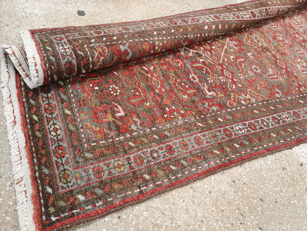 Vintage Persian Malayer Runner, No.22450 - Gsblank