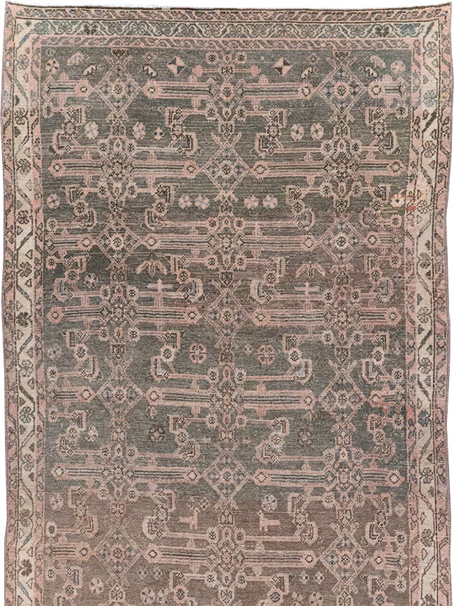 Vintage Persian Malayer Long Runner, No.22459 - Gsblank