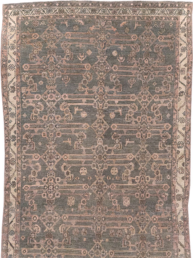 Vintage Persian Malayer Long Runner, No.22459 - Gsblank