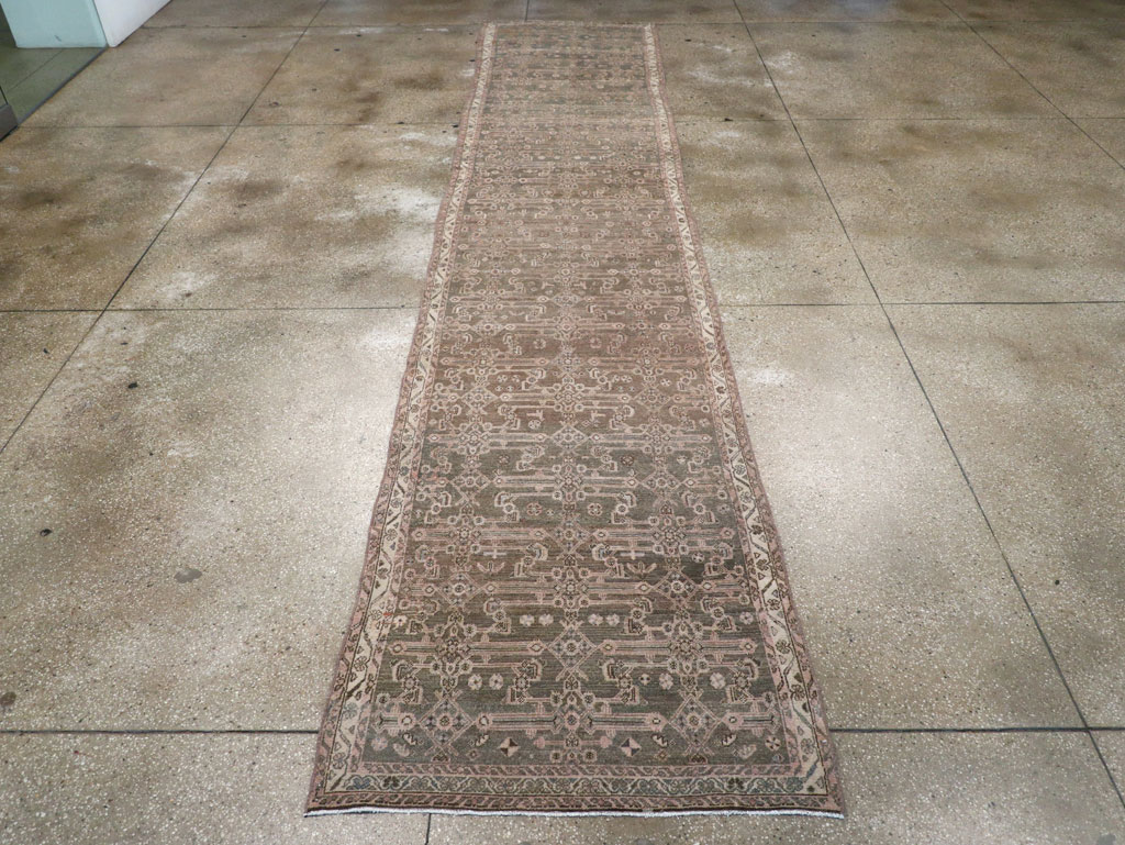 Vintage Persian Malayer Long Runner, No.22459 - Gsblank