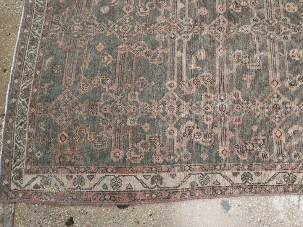 Vintage Persian Malayer Long Runner, No.22459 - Gsblank
