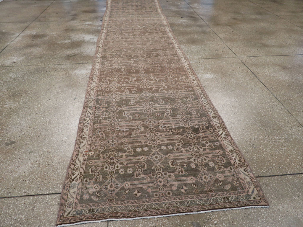 Vintage Persian Malayer Long Runner, No.22459 - Gsblank